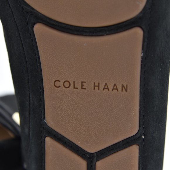 Cole Haan Women's Evelyn Bow Driver Driving Style Loafer, Black Nubuck, Size 7B - Picture 13 of 16